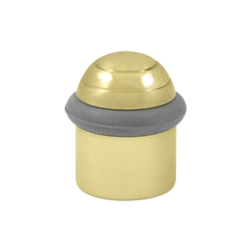 Deltana UFBD4505U3 Polished Brass 1-1/2" Universal Floor Bumper Dome Cap