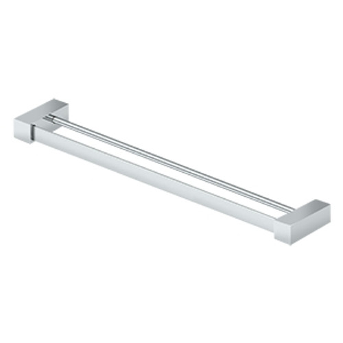 Deltana ZA2006/24-26 Polished Chrome 24" Double Towel Bar