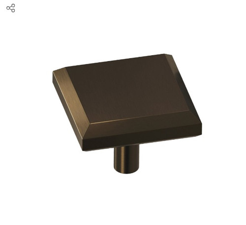 Colonial Bronze 12610B 126 Series 1-1/4" Square Cabinet Knob Oil Rubbed Bronze Finish