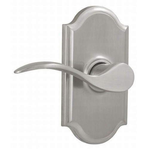 Weslock 1700U-N Satin Nickel Bordeau Passage Lever with Premiere Rosette