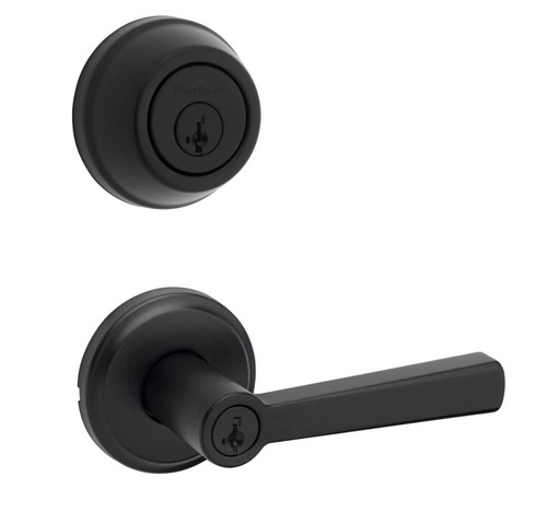 Kwikset 780-405HYL-514 Matte Black Single Cylinder Deadbolt with