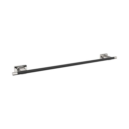 Amerock BH26615PNBBR Esquire 24" Towel Bar Polished Nickel by Black Bronze Finish