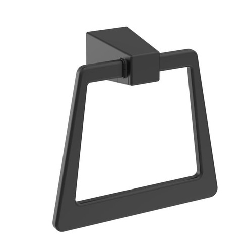 Amerock BH36002MB Blackrock Towel Ring Matte Black Finish