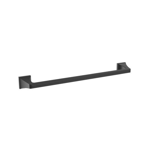 Amerock BH36023MB Mulholland 18" Towel Bar Matte Black Finish