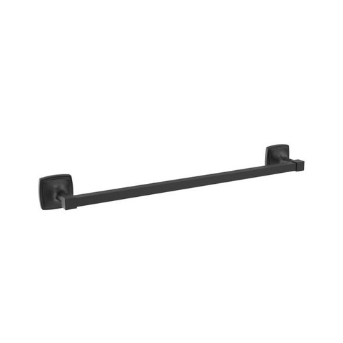 Amerock BH36093MB Stature 18" Towel Bar Matte Black Finish