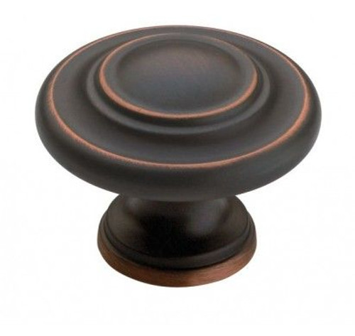 Amerock BP15862ORB-10PACK Pack of 10 1-3/4" (44 mm) Diameter Inspirations Cabinet Knob Oil Rubbed Bronze Finish