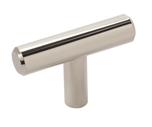 Amerock BP19009PN 1-15/16" (49 mm) Cabinet T-Knob Bright Nickel Finish