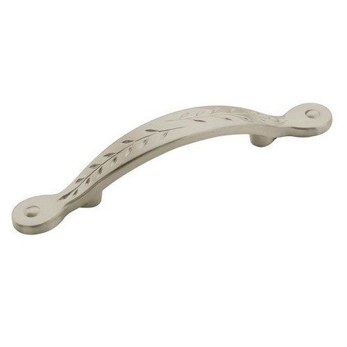 Amerock BP1580G10-25PACK Pack of 25 3" (76 mm) Center to Center Nature's Splendor Inspirations Cabinet Pull Satin Nickel Finish