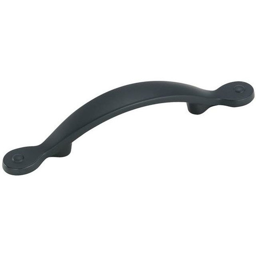 Amerock BP1590FB 3" (76 mm) Center to Center Inspirations Cabinet Pull Flat Black Finish