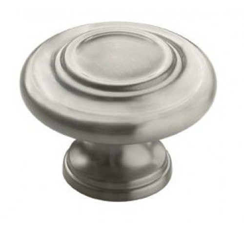 Amerock BP15862G10 1-3/4" (44 mm) Diameter Inspirations Cabinet Knob Satin Nickel Finish
