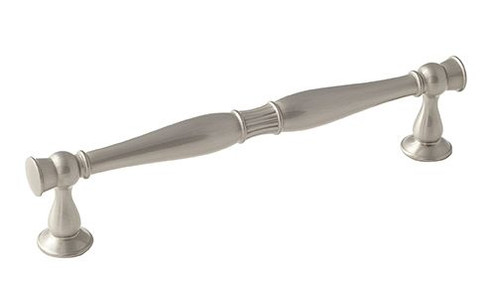 Amerock BP36595G10 6-5/16" (160 mm) Center to Center Crawford Cabinet Pull Satin Nickel Finish