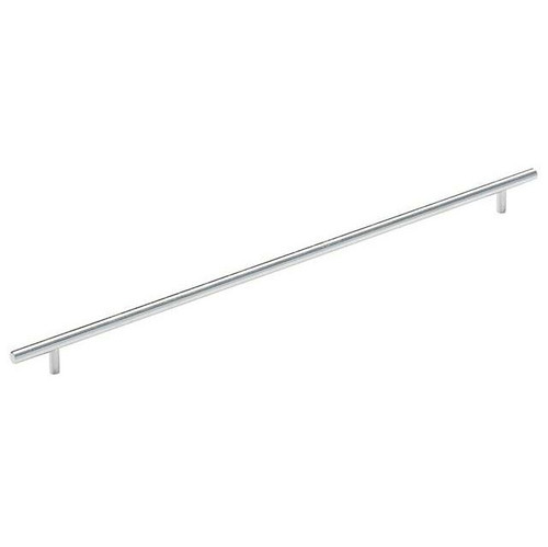 Amerock BP19016CSG9 18-7/8" (480 mm) Center to Center Carbon Steel Bar Cabinet Pull Sterling Nickel Finish