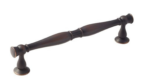 Amerock BP36595ORB 6-5/16" (160 mm) Center to Center Crawford Cabinet Pull Oil Rubbed Bronze Finish