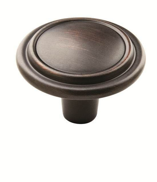 Amerock BP29113ORB-10PACK Pack of 10 1-1/4" (32 mm) Diameter Everyday Heritage Cabinet Knob Oil Rubbed Bronze Finish