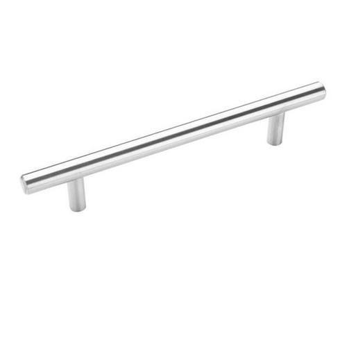 Amerock BP19541SS 5-1/16" (128 mm) Center to Center Carbon Steel Bar Cabinet Pull Stainless Steel Finish