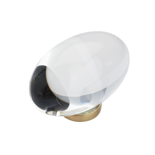 Amerock BP36651CCZ Glacio 1-3/4" Round Cabinet Knob Clear by Champagne Bronze Finish