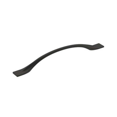 Amerock BP36919FB Uprise 7-9/16" Center to Center Cabinet Pull Matte Black Finish Amerock BP36919FB Uprise 7-9/16" Center to Center Cabinet Pull Matte Black Finish