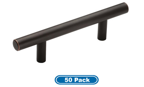 Amerock BP40515ORB-50PACK Pack of 50 3" (76 mm) Center to Center Bar Cabinet Pull Oil Rubbed Bronze Finish