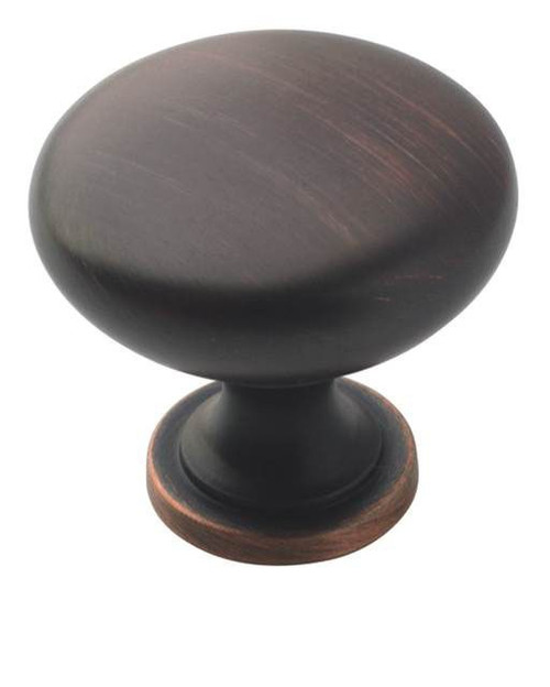 Amerock BP53005ORB-10PACK Pack of 10 1-1/4" (32 mm) Diameter Allison Value Cabinet Knob Oil Rubbed Bronze Finish