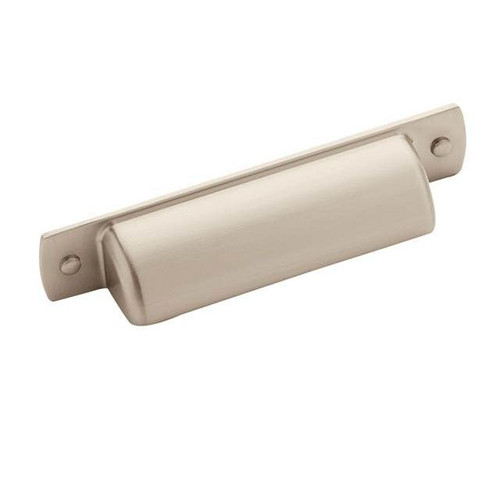Amerock BP53715G10 3" (76 mm) Center to Center Rochdale Cabinet Cup Pull Satin Nickel Finish