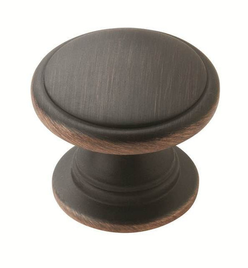 Amerock BP53012ORB-25PACK Pack of 25 1-1/4" (32 mm) Diameter Allison Value Cabinet Knob Oil Rubbed Bronze Finish