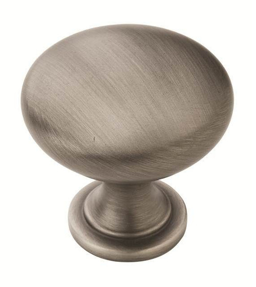 Amerock BP53005AS-25PACK Pack of 25 1-1/4" (32 mm) Diameter Allison Value Cabinet Knob Antique Silver Finish