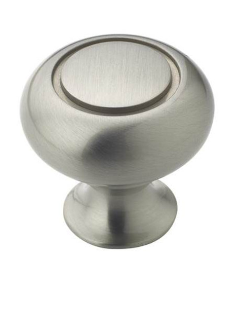 Amerock BP53011G10-10PACK Pack of 10 1-1/4" (32 mm) Diameter Allison Value Cabinet Knob Satin Nickel Finish