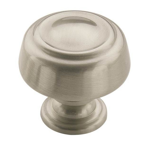 Amerock BP538072G10 1-5/8" (41 mm) Diameter Kane Oversized Cabinet Knob Satin Nickel Finish