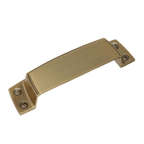 Amerock BP55318BBZ 3-1/2" (89 mm) Center to Center Highland Ridge Cabinet Cup Pull Golden Champagne Finish