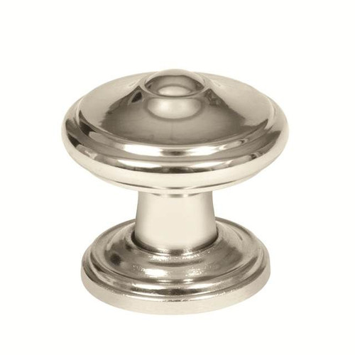 Amerock BP55341PN 1-1/4" (32 mm) Diameter Revitalize Cabinet Knob Bright Nickel Finish