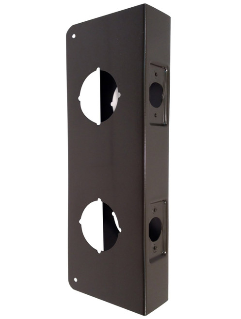 Don-Jo 258-10B-CW Oil Rubbed Bronze Door Wrap-Around with 2-1/8" Holes with 5-1/2" centers