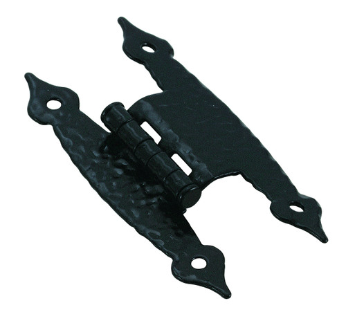 Amerock BPR3406CB 3/8" (10 mm) Offset Non Self Closing H Type Cabinet Hinge Colonial Black Finish Amerock BPR3406CB 3/8" (10 mm) Offset Non Self Closing H Type Cabinet Hinge Colonial Black Finish