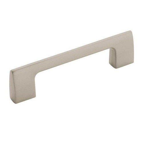 Amerock BP55365G10 3-3/4" (96 mm) Center to Center Riva Cabinet Pull Satin Nickel Finish