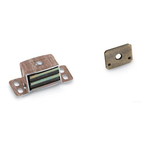 Amerock CM9798AW Magnetic Catch Aluminum / Wood Grain Finish *Must be Purchased in Multiples of 100*