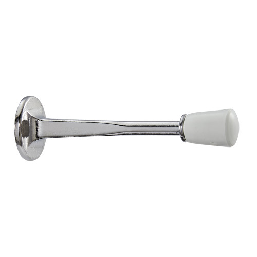 GEO DS318C-PC 3-1/8" Cast Door Stop Polished Chrome Finish