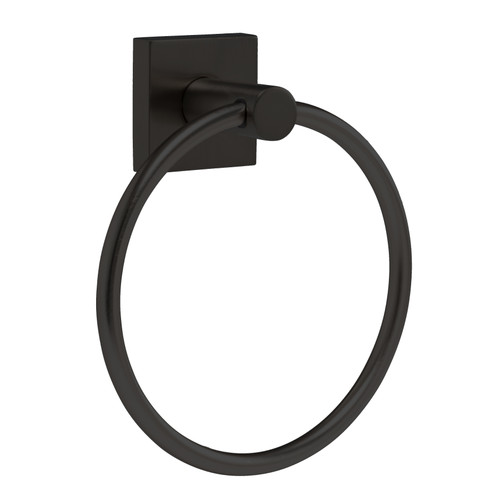 GEO EMCTR-MB 6-9/16" Emerson Metal Circle Towel Ring Matte Black Finish