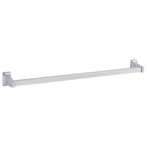 GEO OL2434-PC 24" x 5/8" Olson Towel Bar with 1" x 1-3/4" Base Polished Chrome Finish