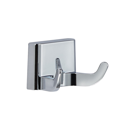 GEO OLDRH-PC 1-7/16" x 2-7/16" Olson Double Robe Hook Polished Chrome Finish