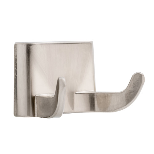 GEO OLDRH-SN 1-7/16" x 2-7/16" Olson Double Robe Hook Satin Nickel Finish