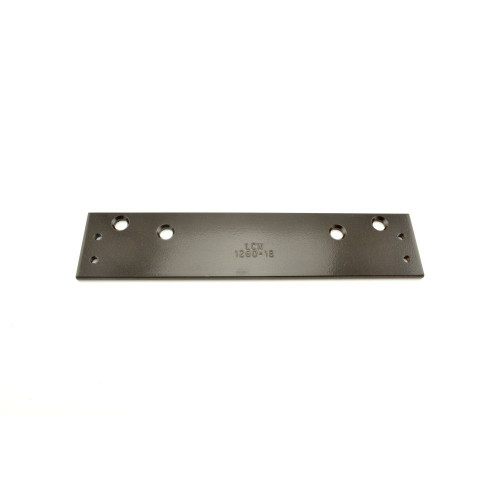 LCN 126018DKBRZ Hinge Side Mount Drop Plate for Top Rail Less Than 2-1/2" or Top Jamb Mount for Head Frame Less Than 1-3/4" for 1260 Series 695 Dark Bronze Finish