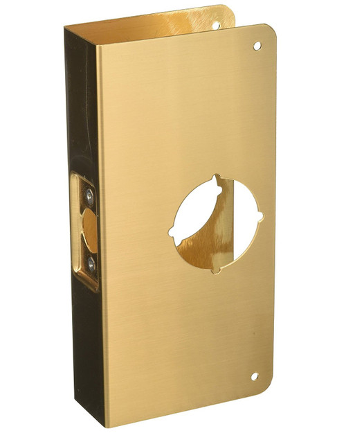 Don-Jo 4-BZ-CW Satin Bronze Door Wrap-Around for Cylindrical Door Locks with 2-1/8" Hole