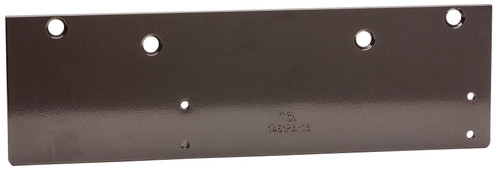 LCN 146018DKBRZ Hinge Side Mount Drop Plate for Top Rail Less Than 2-1/2" or Top Jamb Mount for Head Frame Less Than 1-3/4" for 1460 Series 695 Dark Bronze Finish