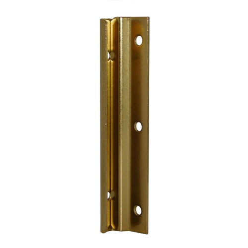 Don-Jo ILP-212-BP Brass Plated 12" Interlock Latch Protector for inswinging doors