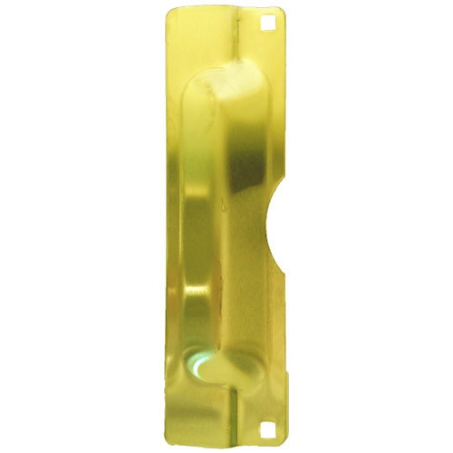 Don-Jo LP-211-EBF-BP Brass Plated Latch Protector for Outswinging Entrance Doors