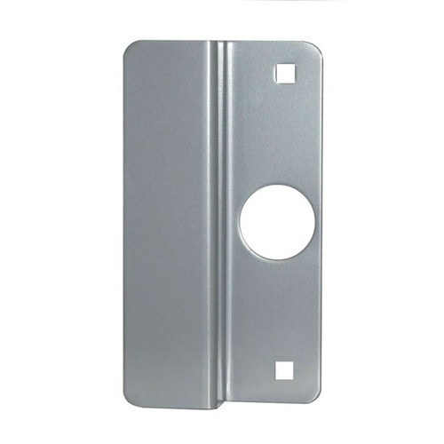 Don-Jo OLP-2651-SL Silver Coated Latch Protector for Center Hung Outswing Aluminum doors