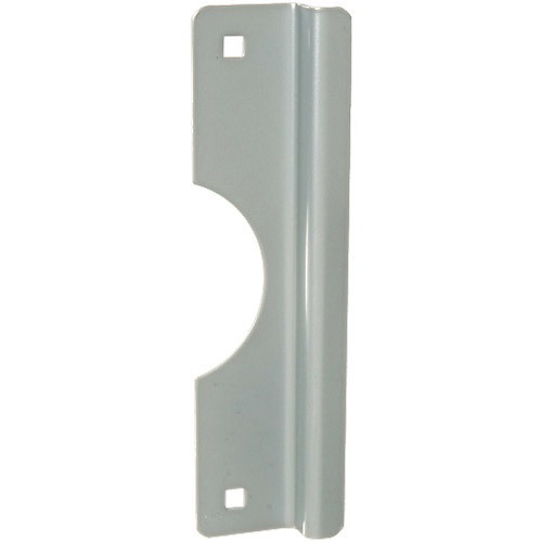 Don-Jo OSLP-107-630 Satin Steel Short Latch Protector for Outswinging Doors