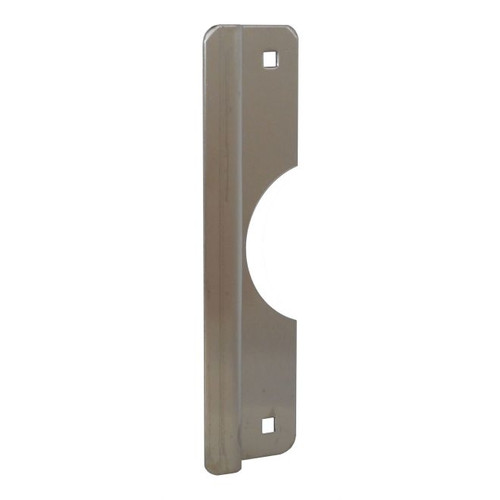 Don-Jo OSLP-110-630 Satin Steel Short Latch Protector for Outswinging Doors