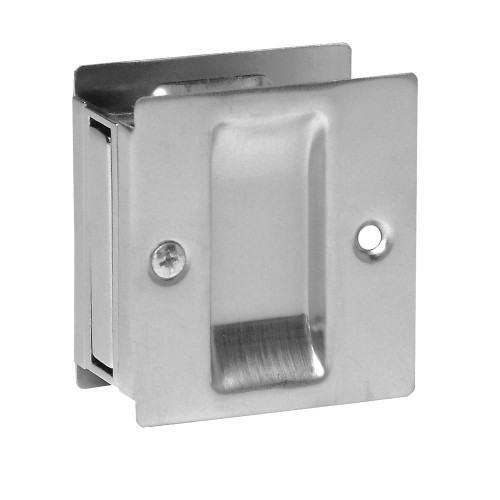 Don-Jo PDL-100-626 Satin Chrome Passage Pocket Door Lock