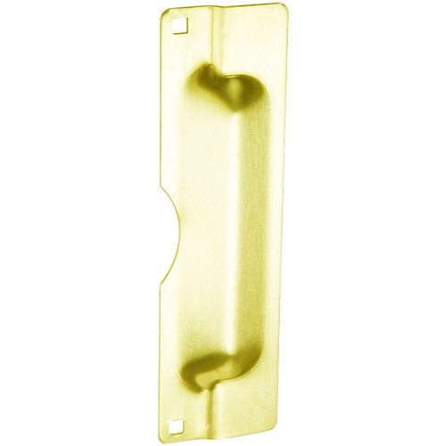 Don-Jo PLP-211-BP Brass Plated Pin Latch Protector for Outswinging Door