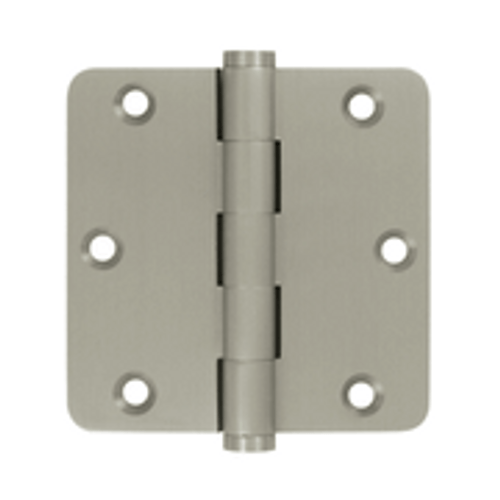 Don-Jo RPB73535-14-652 US26D Satin Chrome Plated, Clear Coated 3-1/2" 1/4 Radius Residential Hinge